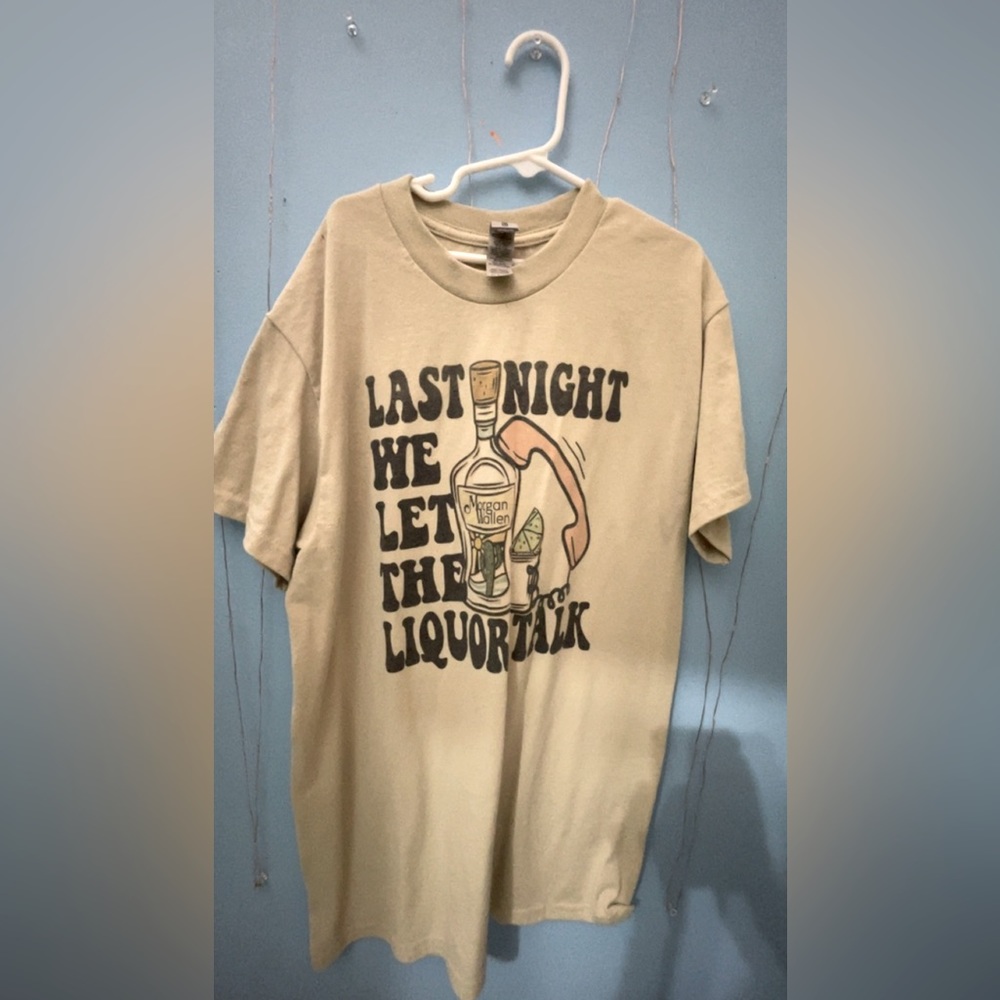 50% Cotton 50% Polyester Tan Shirt